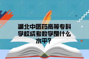 湖北中医药高等专科学校成考数学是什么水平？